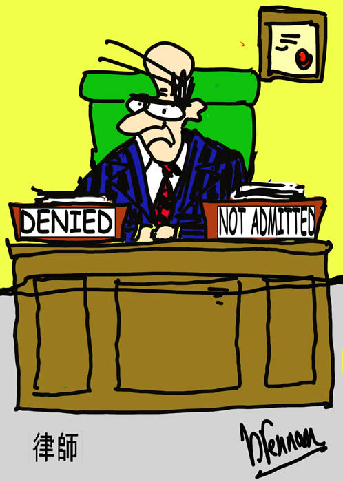 Legal Cartoon, lawyer, Paul Brennan