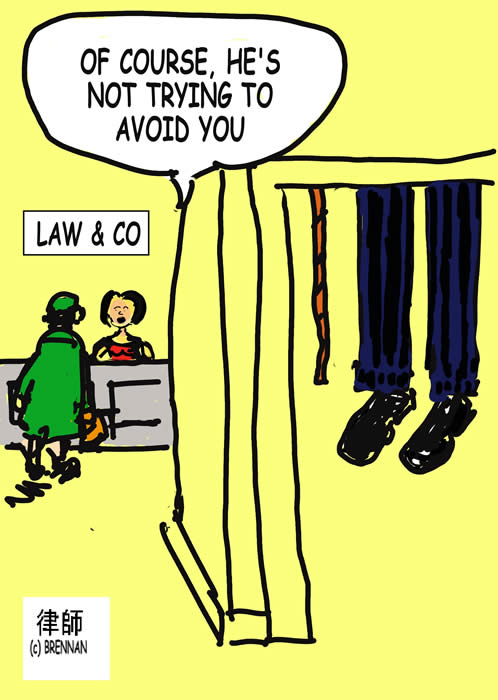 Legal cartoon, lawyers, attorney, solicitors, human rights, Paul Brennan