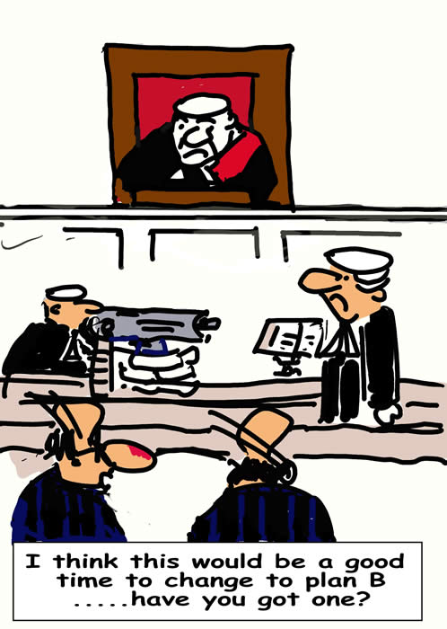 Legal cartoon caption Alex Raymond, 