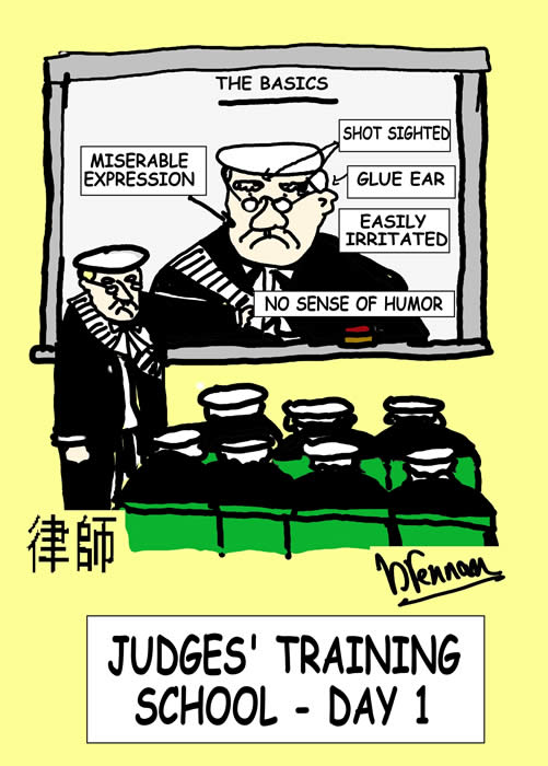 judges' trainig school day 1